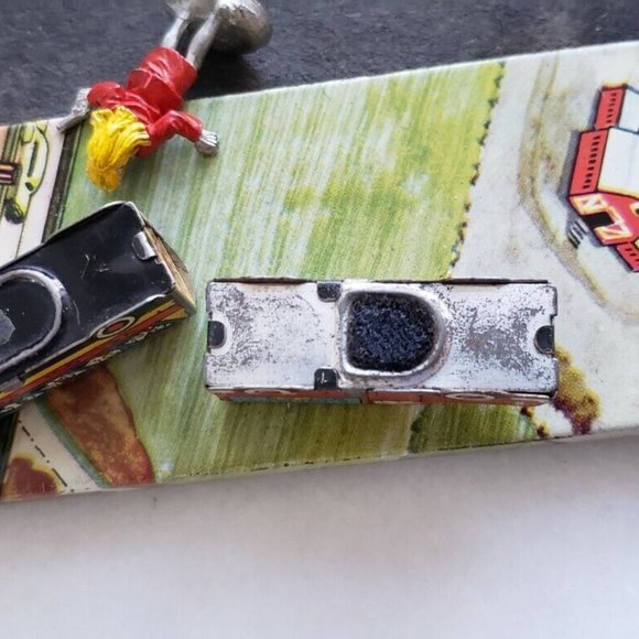 MARX Toy 1949 Louis Marx Mot-O-Run Express Hi-Way Works Race Car Track Tin Old - Picture 10 of 11